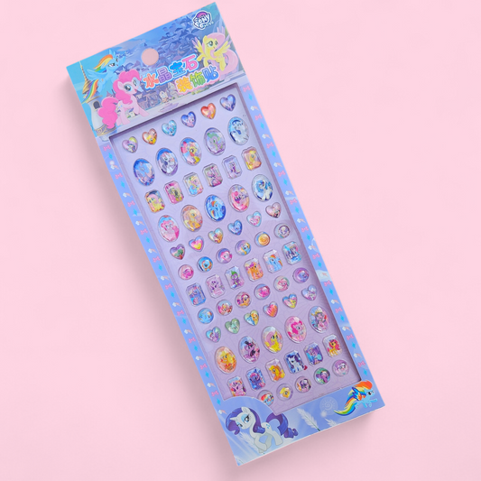 Pony crystal stickers 3d