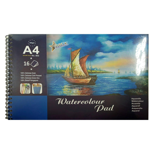 Watercolor Pad A3, A4&A5 300gsm