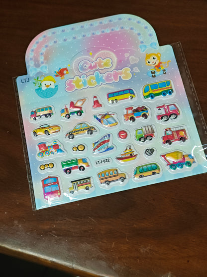 Embossed 3d puffed stickers (LTJ)
