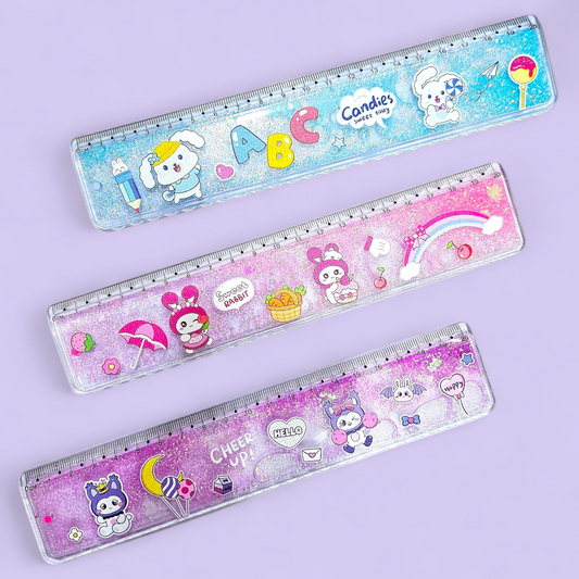 Kuromi Fancy Scale Glitter Water 8 Inch