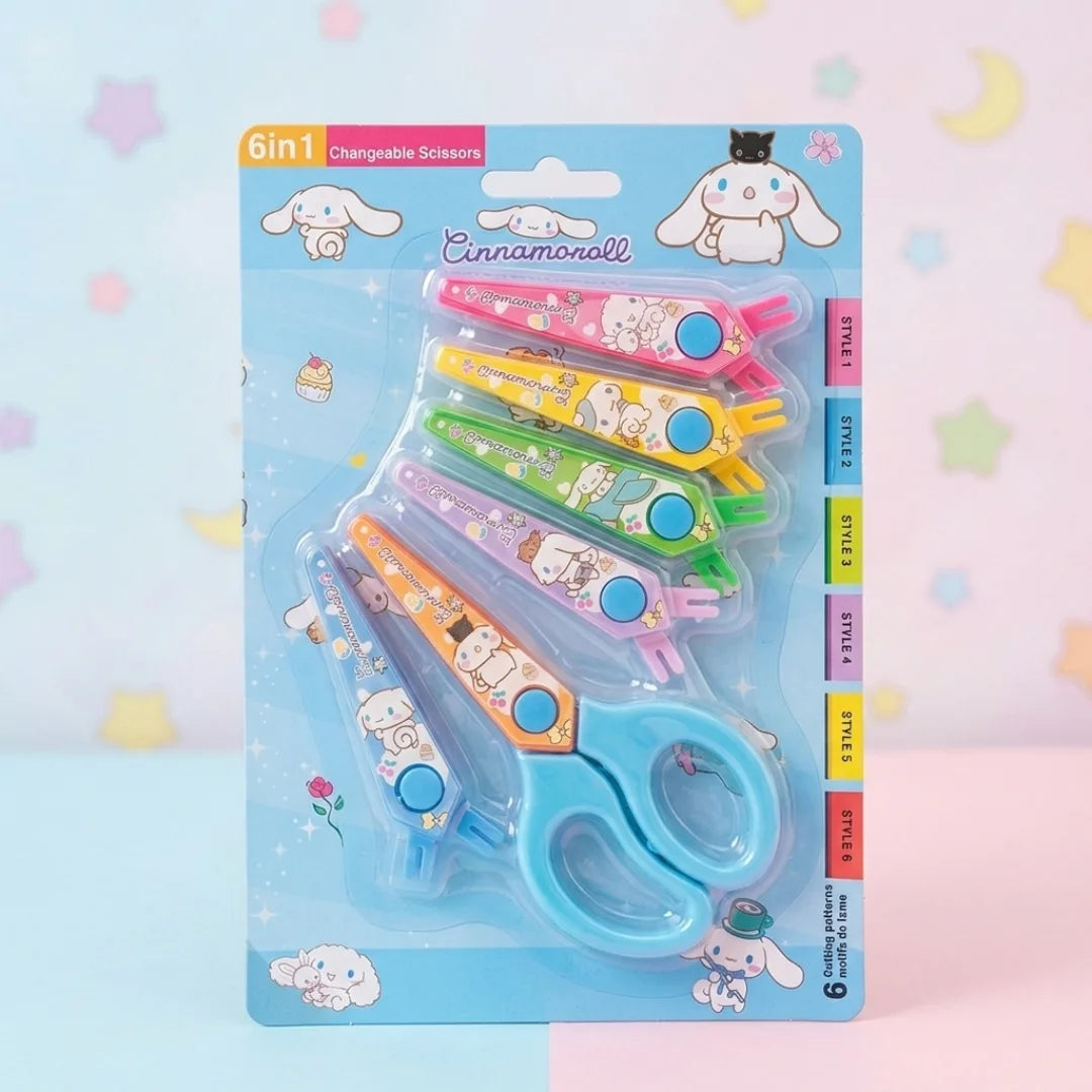 ZIG ZAG SCISSOR PLASTIC 6 STYLES