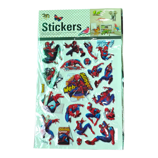 Spiderman stickers 3d foamic