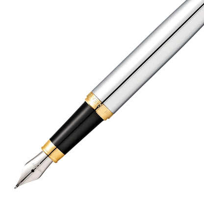 Sheaffer VFM 9422 Chrome Gold Trim FP