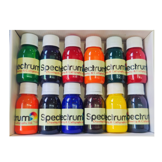 Spectrum Calligraphy & Drawing Ink 40ml Pack Of 12