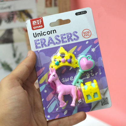 Unicorn 3D Erasers