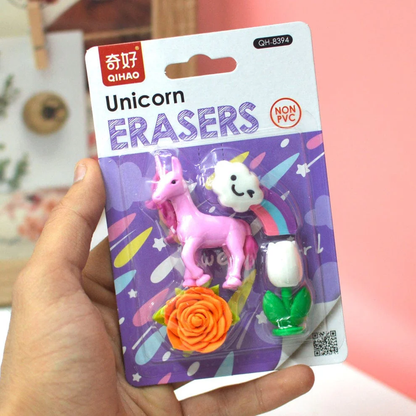 Unicorn 3D Erasers