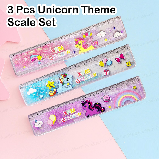 Unicorn Fancy Scale Glitter Water 8 Inch