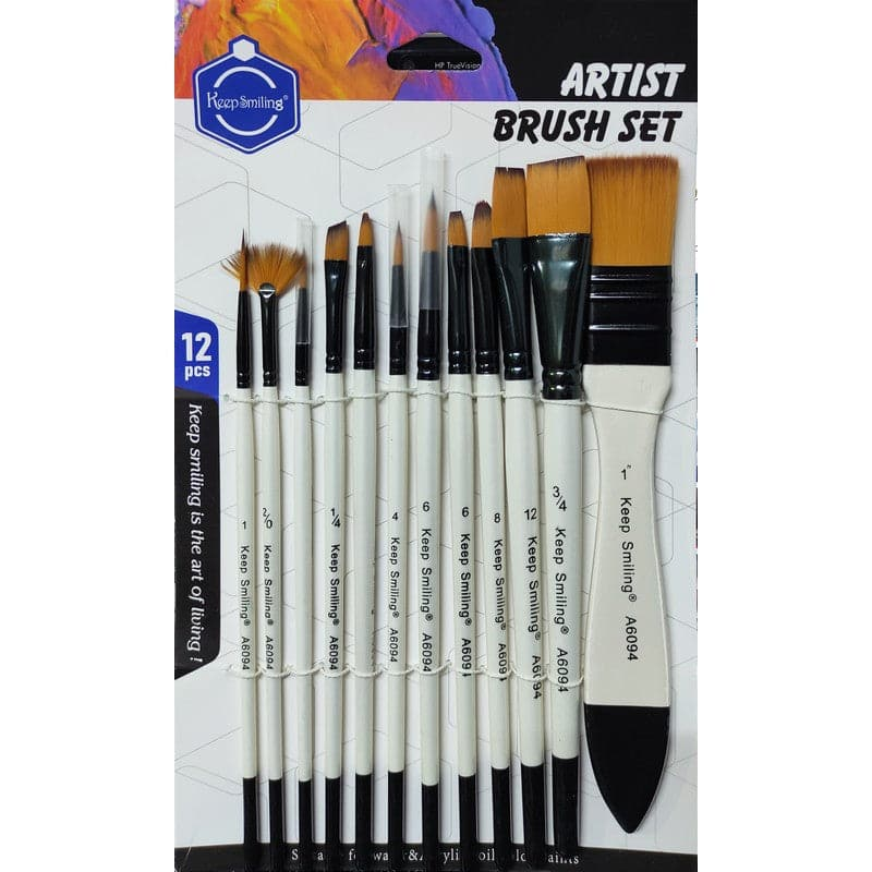 Keep Smiling Value Brush Set 12Pcs A6094.