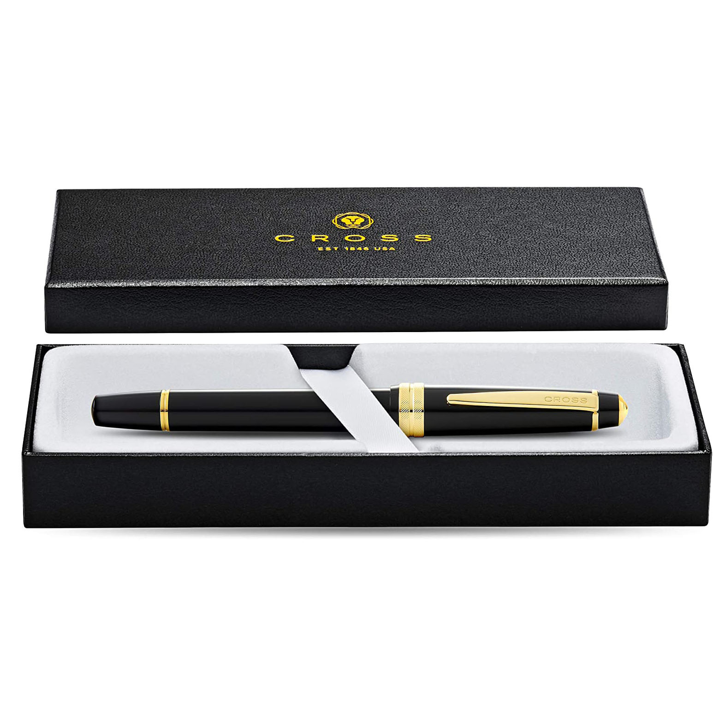 Cross Bailey Light Polished Black Resin and Gold Tone Fountain Pen