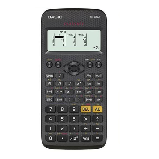 Casio Calculator 82ex