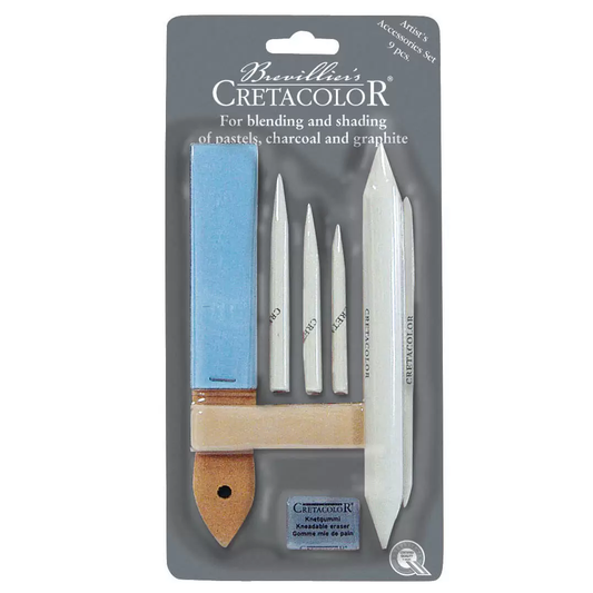 Cretacolor Accessories Set Of 9 Pcs