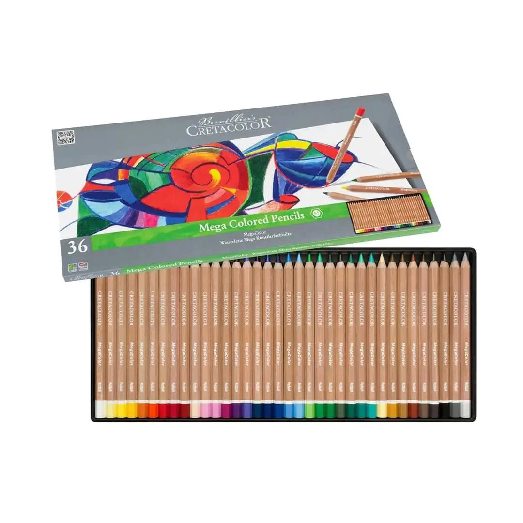Cretacolor Mega Color Pencils For Professionals