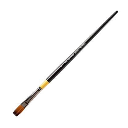 Daler Rowney System 3 Sy-44 Flat Painting Brushes – Long Handle