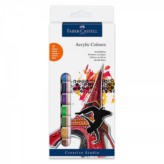 Faber Castell Acrylic Color Set Of 12 (169501)