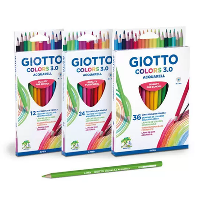 Giotto Aquarelle Watercolor Pencils Set For Students