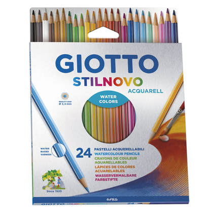 Giotto Aquarelle Watercolor Pencils Set For Students