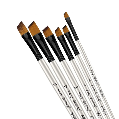 Keep Smiling Artist Brush Set 6 Pcs