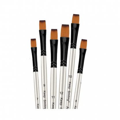 Keep Smiling Artist Brush Set 6 Pcs