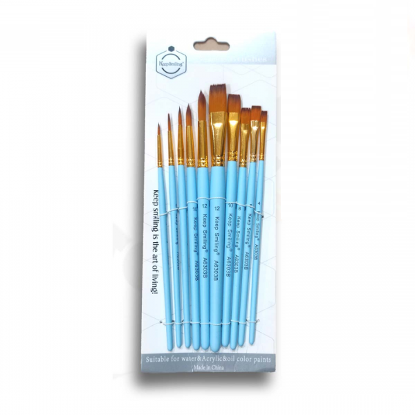 Keep Smiling Brush Set 10 Pcs A6303B.