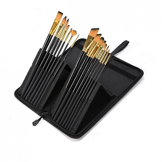 Keep Smiling Multi Shape Brush 15Pcs Set