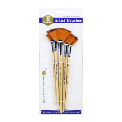 Keep Smiling Fan Brush Set.