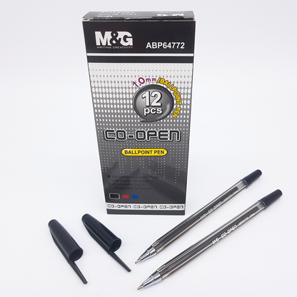 M&G Ball Point Co-Open Pack Of 12