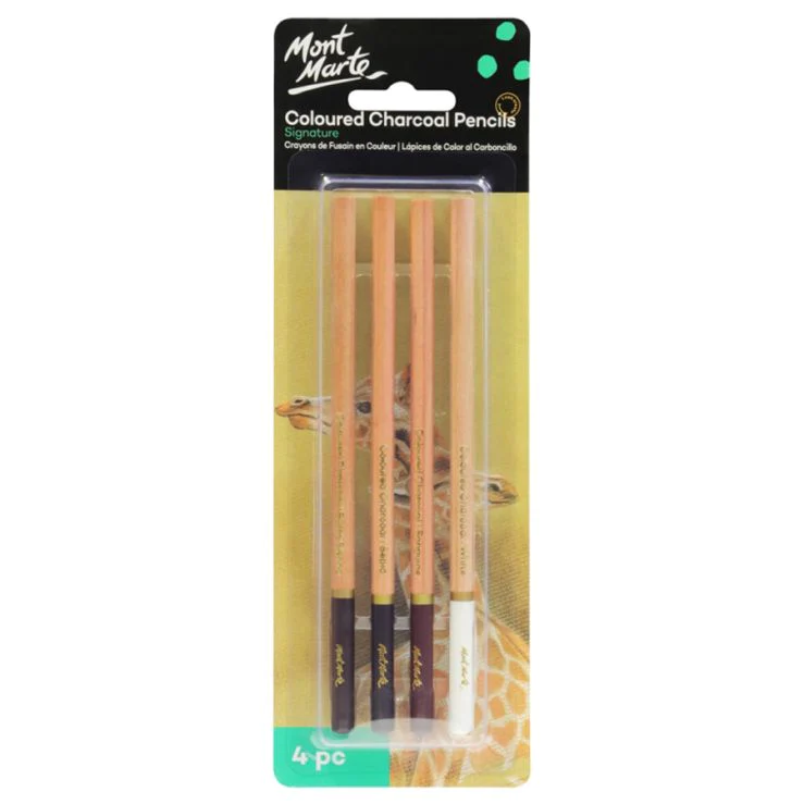 Mont Marte Colored Charcoal Pencil.