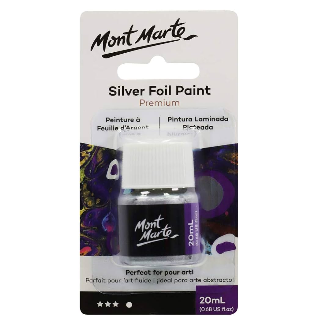 Mont Marte Foil Paint Metallic 20ml.