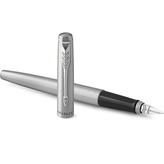 Parker Jotter Core Stainless Steel Chrome Trim Fountain Pen