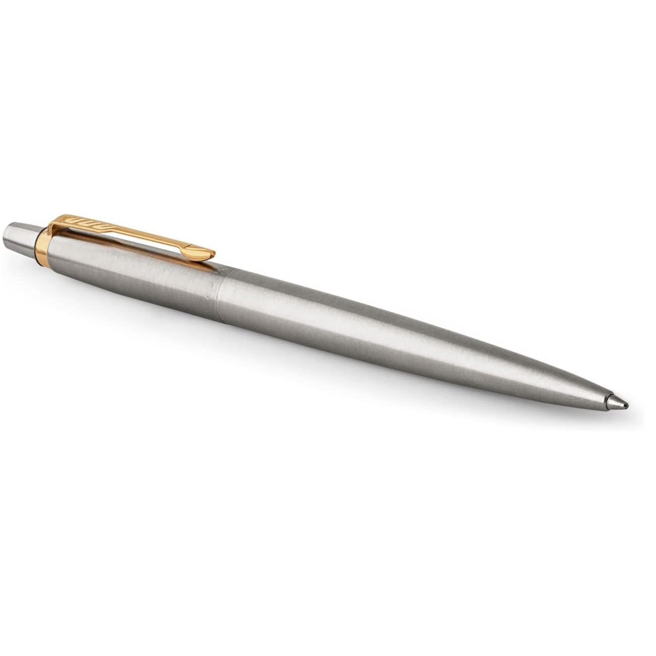 Parker Jotter Core Stainless Steel Gold Trim Ballpoint Pen