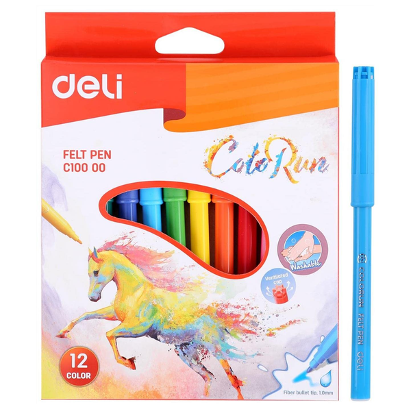 Deli Felt Pen Colo Run – Shoukat Sons
