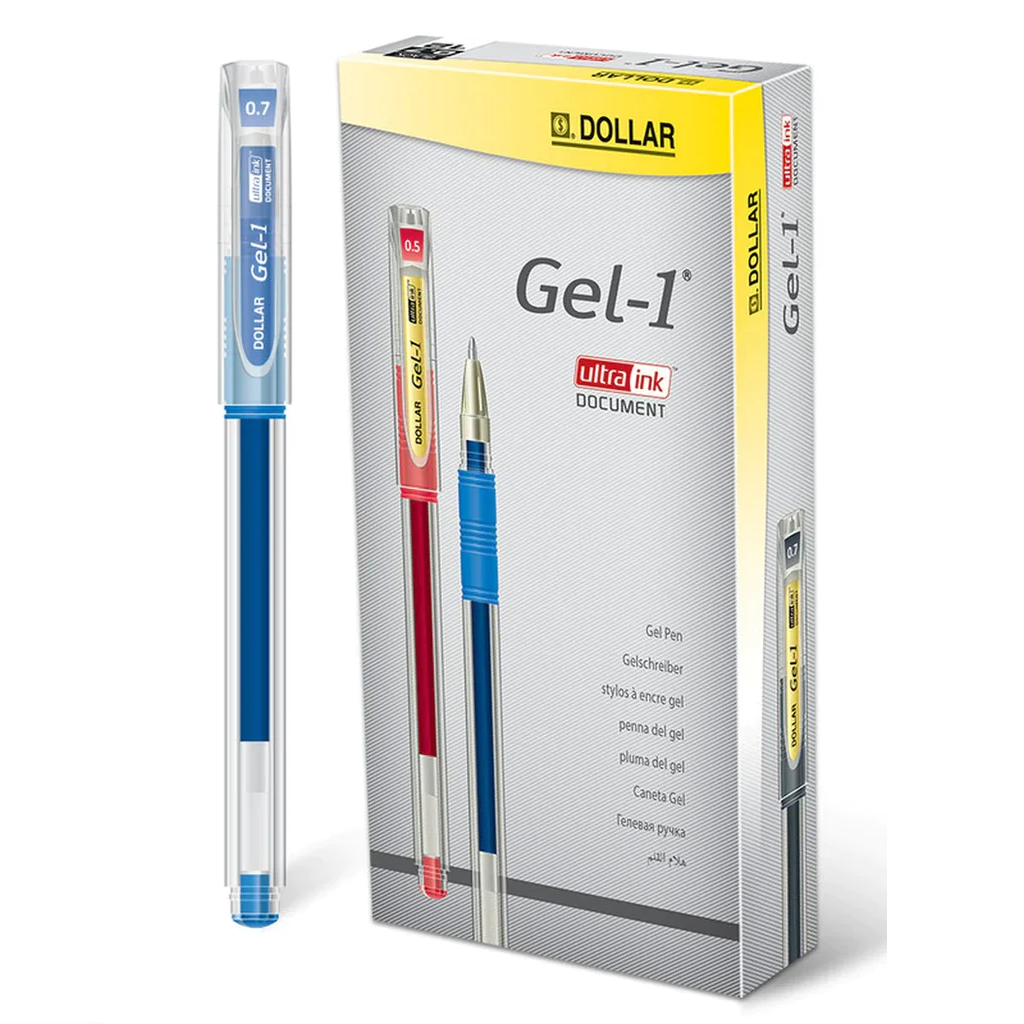 Dollar Gel Pen Gel-1 0.7 Pack Of 10.