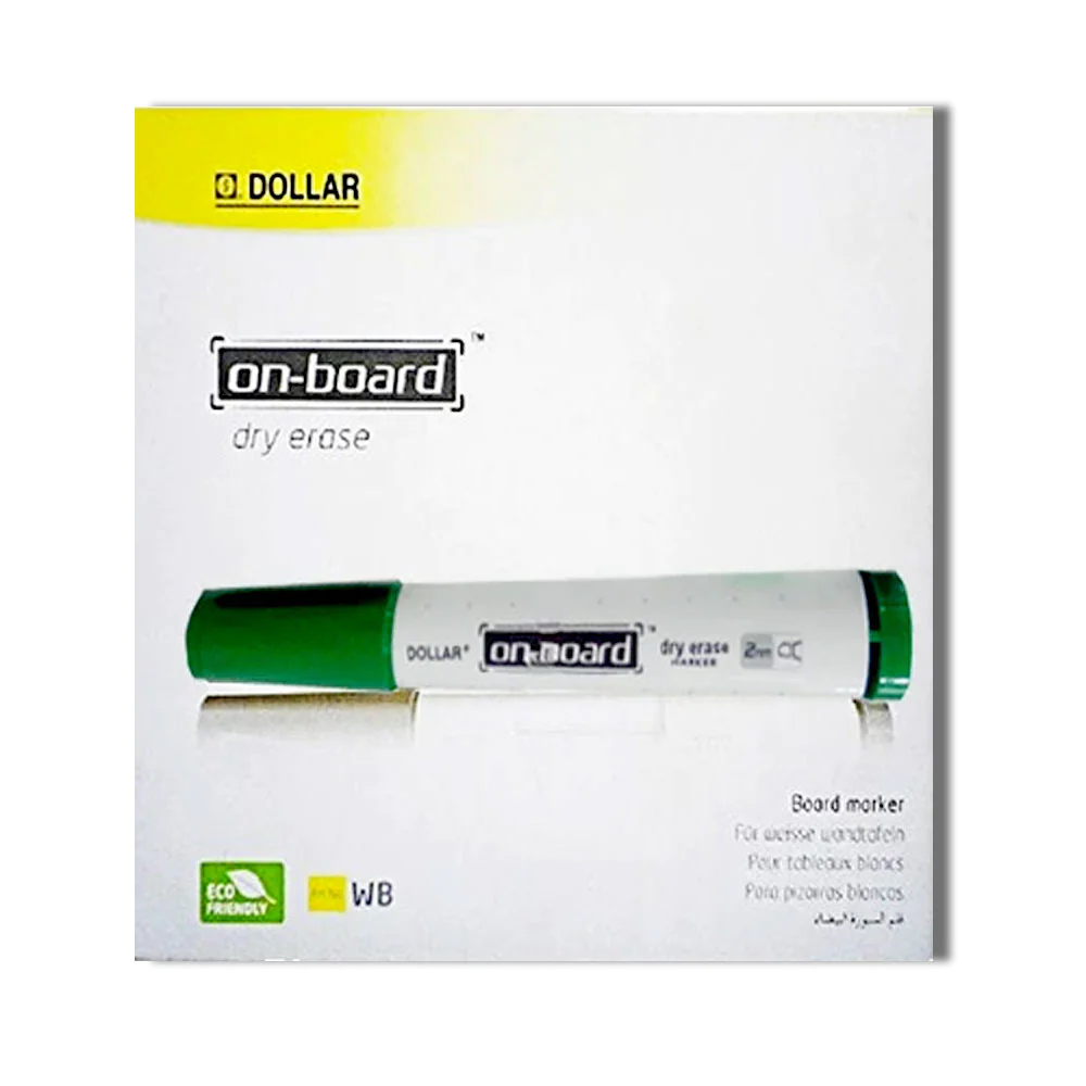 Dollar Marker Dry Erase Pack Of 12.