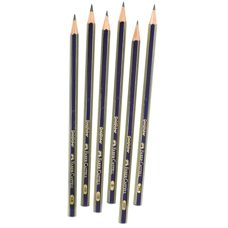 Faber Castell Gold Fibre Degree Pencils.