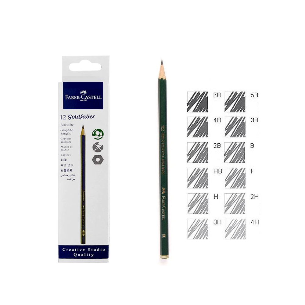 Faber Castell Gold Fibre Degree Pencil Set Of 12.