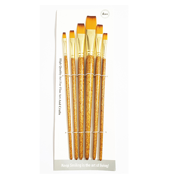 Keep Smiling Artist Brush Set 6Pcs (6120).