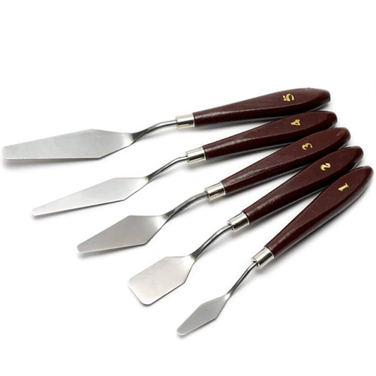 Keep Smiling Oil Painting Knife Set 5Pcs 93-AS.