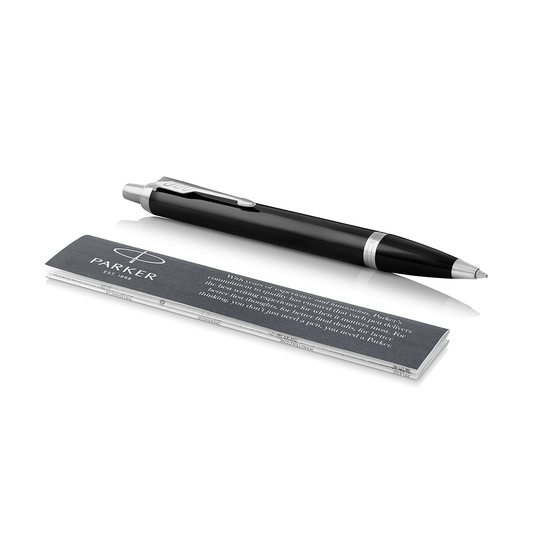 Parker IM Matt Black Chrome Tip Ball Point