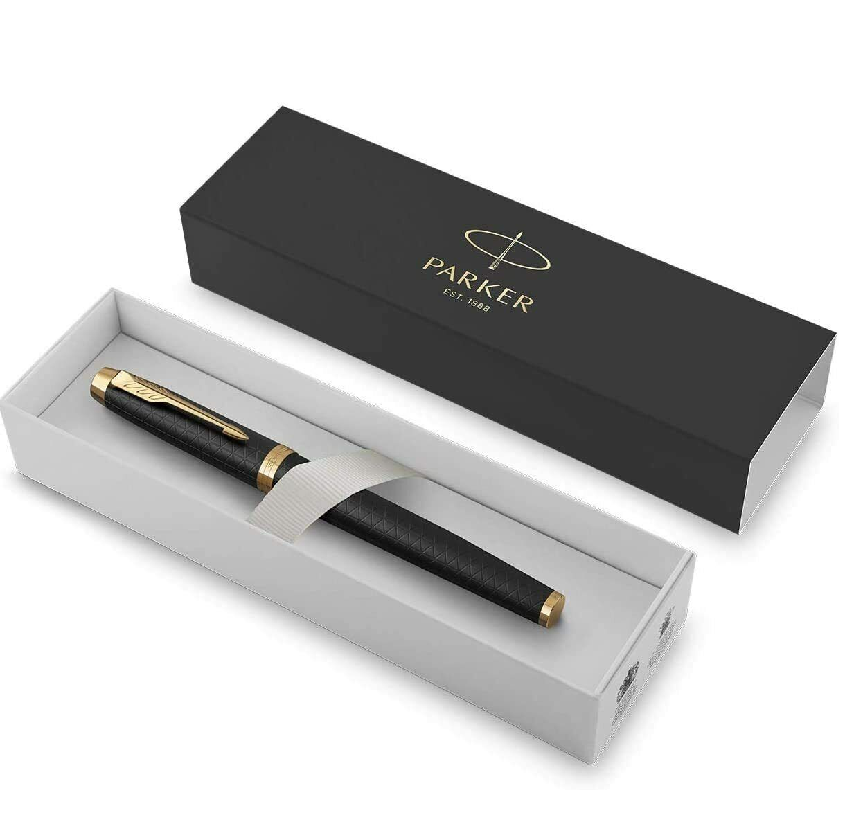 Parker IM Matt Black Gold Trim Fountain Pen Core Premium Series