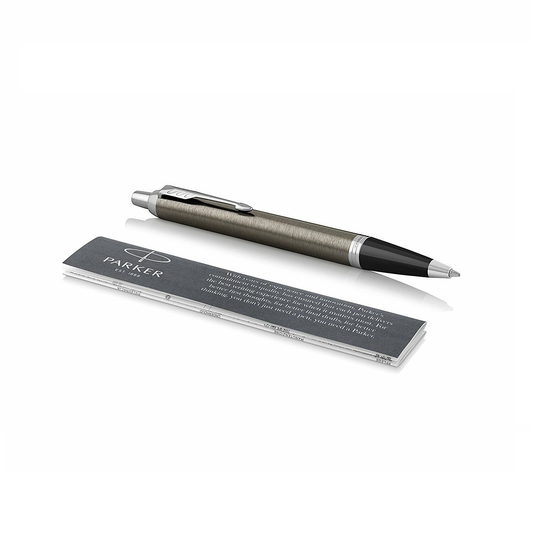 Parker IM Dark Espresso Chrome Tip Ball Point