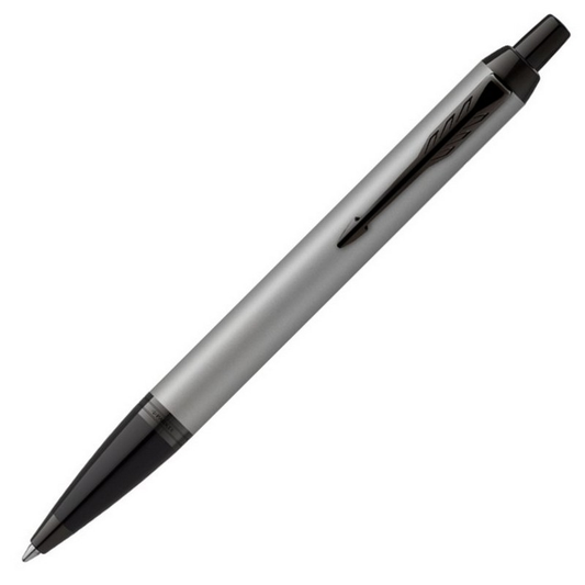 Parker IM Mono Chrome Matt Gray Black Tip Ball Point