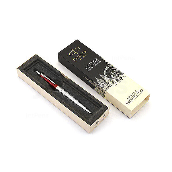 Parker Jotter Special Edition London Architecture Red Chrome Ballpoint Pen