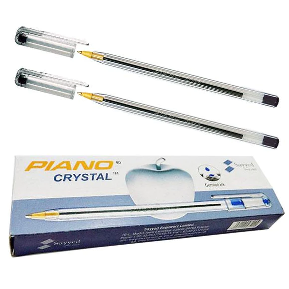 Piano Crystal Ball Point Pack Of 10