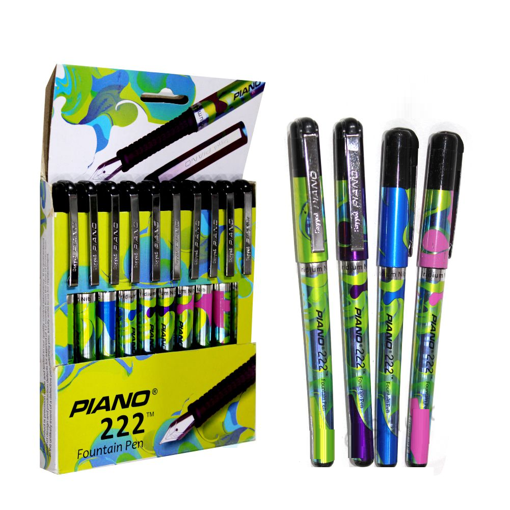 Piano Ink Piano Fountain Pen 222 Pack Of 10 – Shoukat Sons