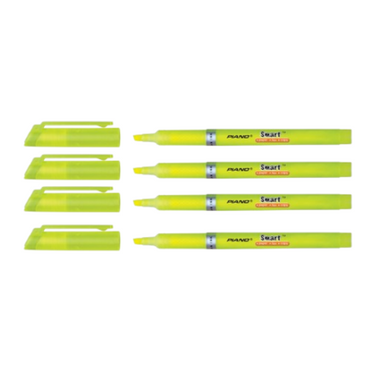 Piano Smart Highlighter Pack Of 4 Pcs