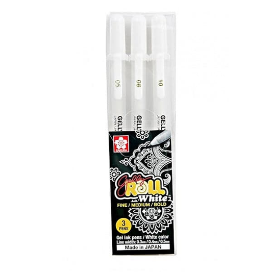 Sakura Gelly Roll Pen Set Of 3.