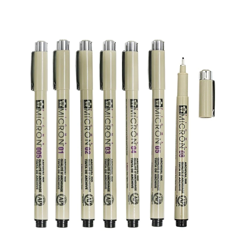 Sakura Pigma Micron Pen Set Of 7.