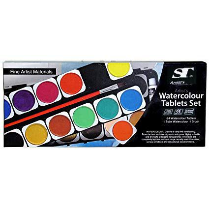 ST watercolor Set 24 Tablets